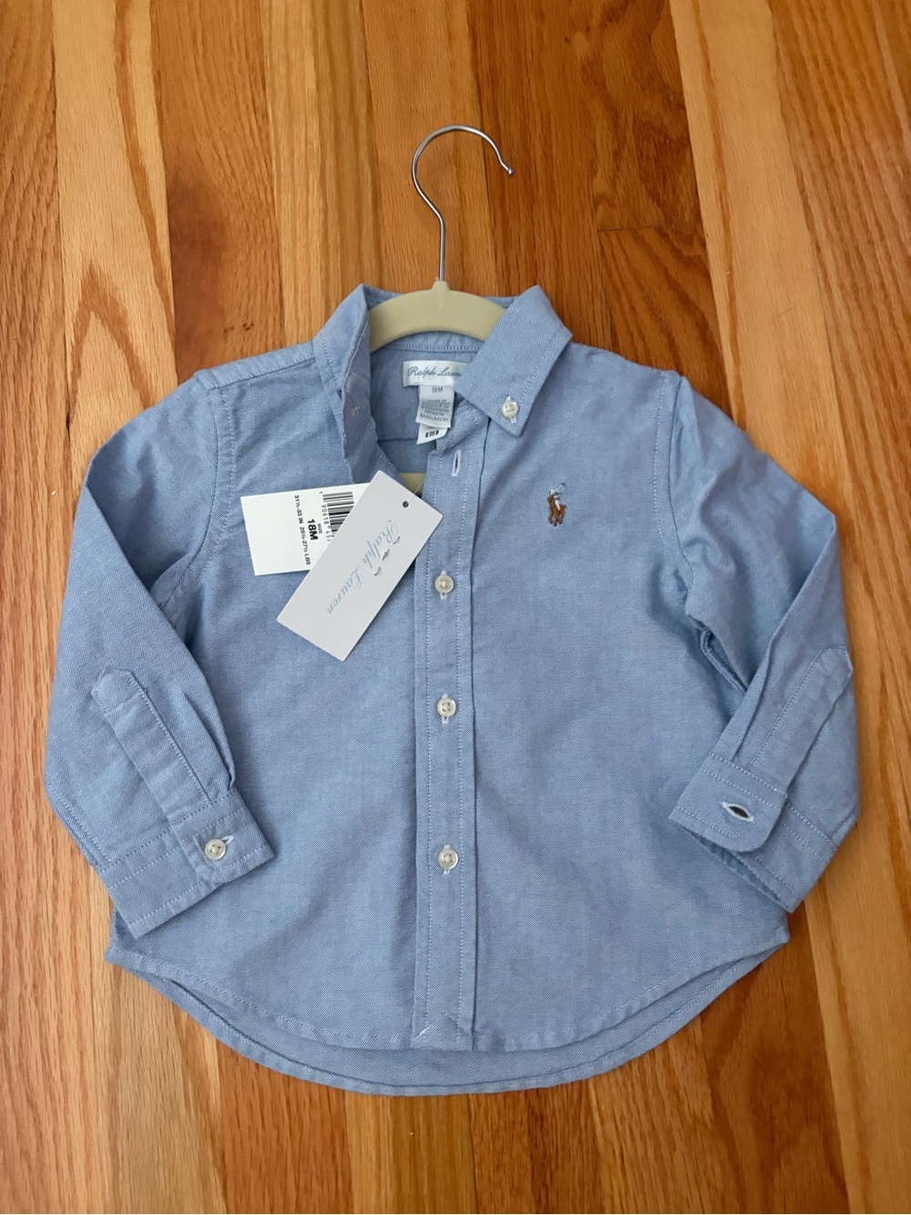 Ralph Lauren Light Blue Button-Down Oxford Shirt